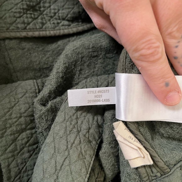 Madewell Diamond Jacquard Shaw Blazer Dark Forest Size XS - Picture 10 of 11